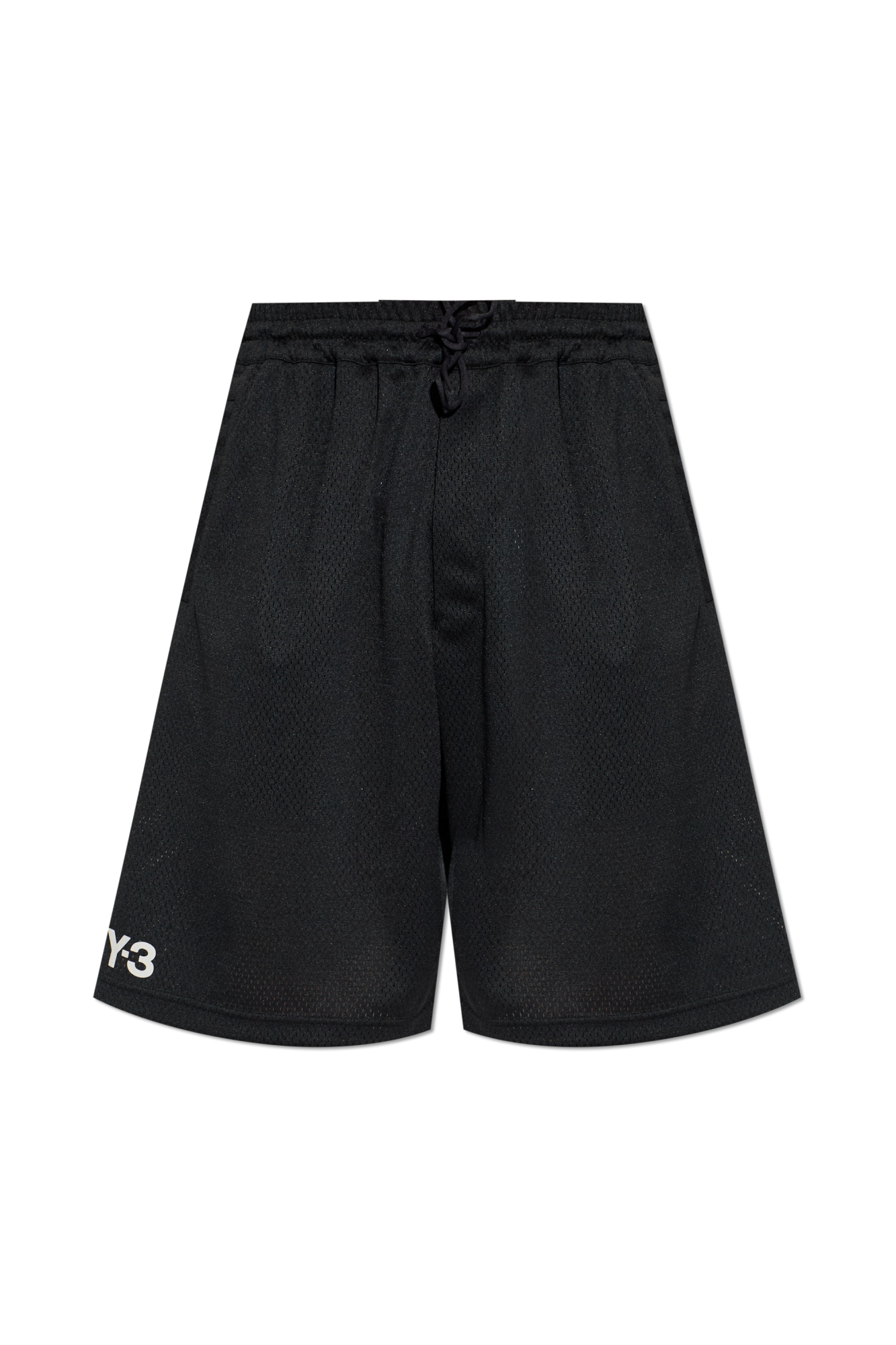 Y-3 Perforated shorts with printed logo | Men's | Vitkac
